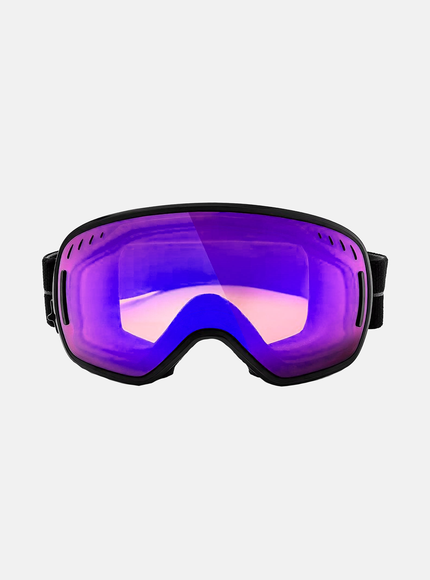 Rimless Snow Goggles for Wide Peripheral Vision