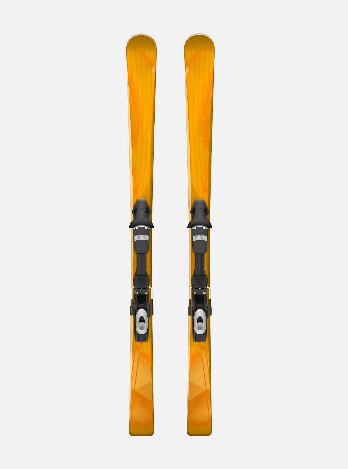 2 Pair of mountain skis and poles