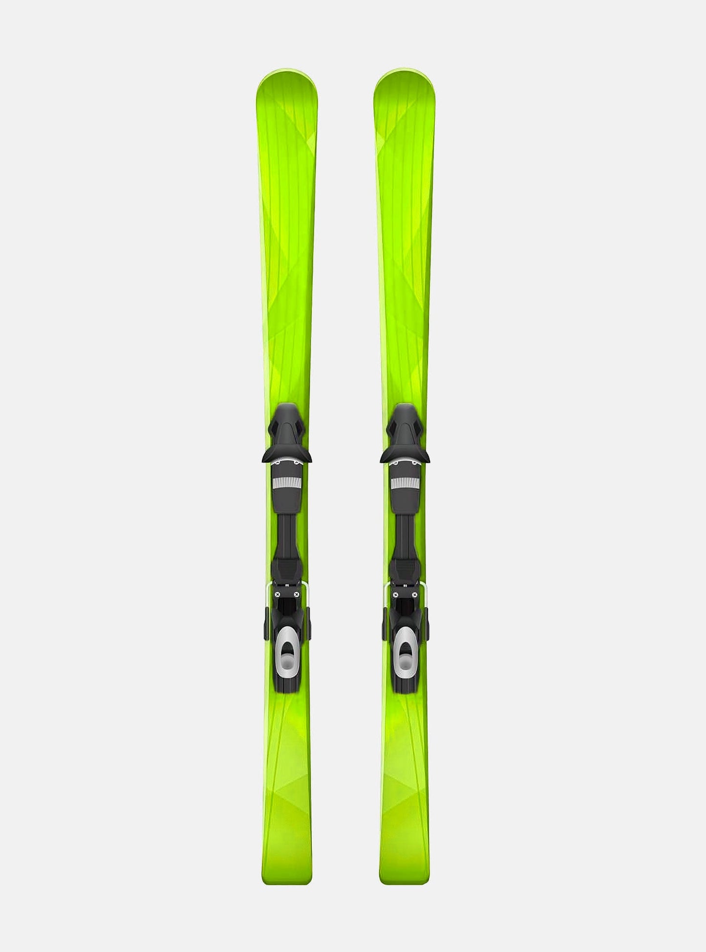 2 Pair of mountain skis and poles